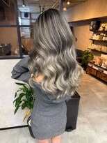 サニー 渋谷(SUNNY) バレイヤージュ、ハイライト、レイヤーカット、グレージュ