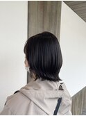 くびれボブ×オリーブグレージュ