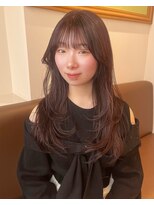 リタ(Lita)&nbsp;★レイヤーカット/ラベンダーピンク/韓国ヘア/小顔顔まわり