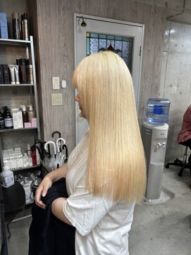 ラフィット 香椎(lafit) 髪質改善×抜きっぱなしブリーチ！