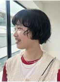 ショートボブ/パーマボブ