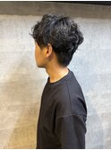 大人の緩めスパイラルパーマスタイル