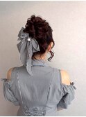 【お団子ヘア】自由が丘/自由が丘駅/ヘアセット/早朝
