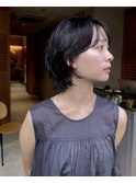 ボブ/ミニボブ/顔周りレイヤーカット/ショートボブ/外はねボブ
