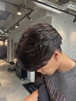 スタッド 松戸(stud. Men‘s)&nbsp;フェザーパーマ/ニュアンスパーマ/センターパート/毛流れパーマ