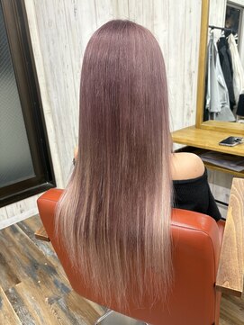 ヘアスタジオワン 藤沢店(HAIR STUDIO ONE) ピンクブラウン