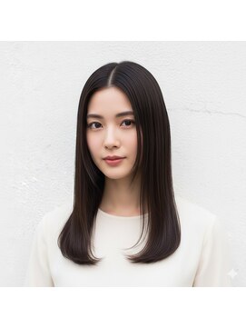 トラム(TRAM) ツヤ感UP ストレートセミディ♪