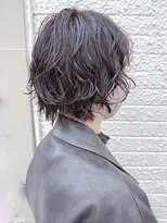 モリオ フロム ロンドン 成増店&nbsp;【morio成増/児玉】ショートパーマ　ピンクブラウン