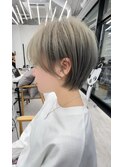 ショート/ダークアッシュ/髪質改善/白髪ぼかし/似合わせ