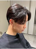 三重桑名ニュアンスパーマフェザーパーマ緩めセンターパートヘア