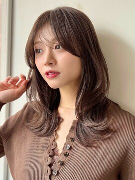 ハニーシブヤ(HONEY shibuya) くびレイヤー/イメチェン/ココアブラウン/脱白髪染め3