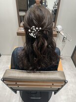 ナンバー リコ 名駅 ジャム 名古屋(N° rico JAM)&nbsp;ハーフアップ/ヘアアレンジ/ダウンスタイル/名駅