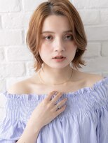 ヘアスタジオ ガロウ(hair stuido garou)&nbsp;イメチェン/ピンクベージュ/アンブレラカラー/前髪/盛岡153