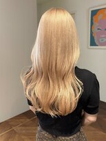 サラビューティーサイト 九大学研都市店(SARA Beauty Sight)&nbsp;抜きっぱなしカラー/ブロンドヘア/レディーススタイル