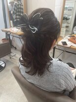 レメディフロムキン(REMEDY from KIN) ヘアアレンジ/ゆるふわハーフアップ/お呼ばれヘア/結婚式ヘア