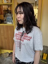 ヒントステーション(HINTSTATION)&nbsp;〈浅草 半個室〉ミディアムパーマ×ワインレッド