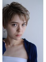 ミラバイグリーン(Mira by green)&nbsp;無造作ショート　X　小顔【shine beige】　#1