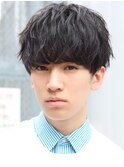 クセ毛風グランジマッシュ