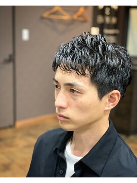 すがなみバーバーショップ ナチュラルパーマ