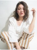 【Silk-lei】エッジデジタルパーマ_セクシーミディ