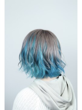 クリップ ジョイント ゴッド(CLIP JOINT GOD) オシャレアッシュ＆インナーブルーカラー♪