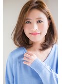 加藤貴大40代オススメ　大人かわいい小顔ひし形ミディアムボブ