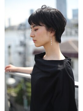 レンジシ オモテサンドウ(RENJISHI omotesando) 黒髪　ベリーショート