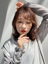 ティメレ 神戸三宮(Timere)&nbsp;ナチュラルボブ×イエローオレンジメイク【Timere神戸三宮】