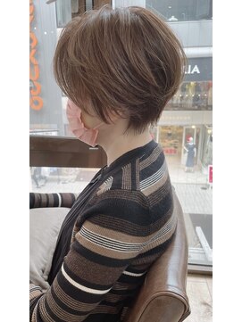 ギフト ヘアー サロン(gift hair salon) グレージュ☆ハンサムショート