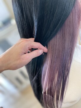 ナゴミ(nagomi) インナーカラー　ホワイトラベンダー