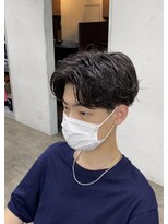 プライズ アイリス 池袋東口店(prize Iris)&nbsp;センターパート/ニュアンスパーマ/￥10780