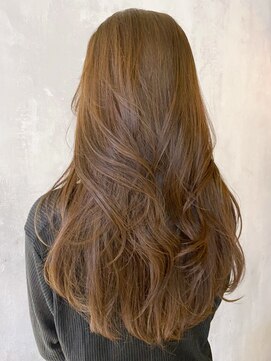 アイティー バイ アルバム 中野店(IT by ALBUM) クリアブラウンレイヤーカット_外ハネボブ_ba394721