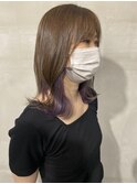 インナーカラーパープル