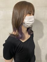 ヘアーサロンウル(hair salon ulu)&nbsp;インナーカラーパープル