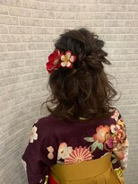 プラムバイコウメ(plum by KOUME)&nbsp;ハーフアップ