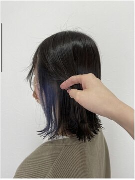 シエル 立川店(CIEL) イヤリングカラー×ネイビーブルー【CIEL×maki】