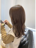 赤みを抑えながら透明感&艶カラー☆マロンベージュ