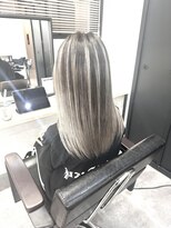 エル オオサカ 心斎橋店(L. OSAKA)&nbsp;ホワイトベージュバレイヤージュ_チョコレートプリカール_S78