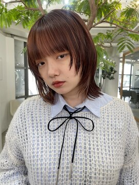 メゾンアクア 表参道(Maison ACQUA) ◎ボブウルフネオウルフくびれヘアレイヤーカットインナーカラー