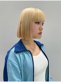 ケアブリーチ/ブリーチリタッチ/ホワイトブロンド/抜きっぱなし