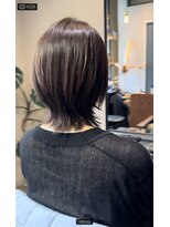 ワ ヘアー(wa-hair)&nbsp;レイヤーボブ/ボブウルフ/ミルクティーベージュ/髪質改善/ウルフ