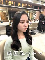 アミー 銀座(Ammy)&nbsp;#コテ巻き風パーマ #パーマロング#韓国風パーマ#デジタルパーマ