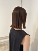 【ayari】さらさら縮毛矯正×切りっぱなしボブ