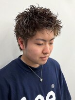 セプト 博多(SEPT.)&nbsp;スパイキーショート　ハイライト　アップバング　メンズショート