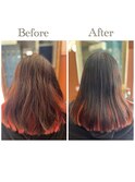 髪質改善ヘアエステストレート