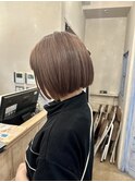 *ハイトーンブラウン×ミニボブ