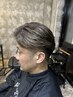 似合わせメンズカット×ケアブリーチハイライト　￥8800