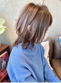大人可愛いくびれレイヤー似合わせカット