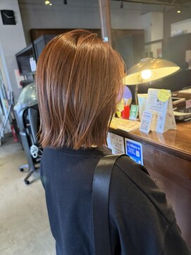 アングゥギャラリー(ungu GALLERY) オレンジ/切りっぱなし/ボブ