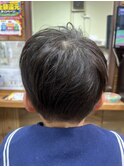 キッズナチュラル束感ショート爽やかマッシュカット